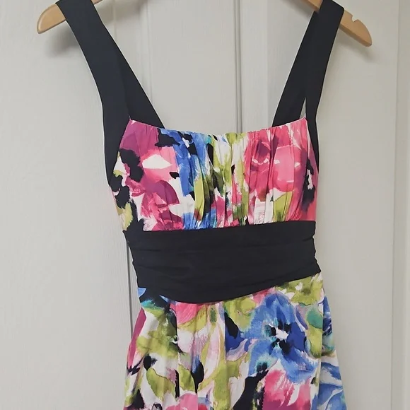 B. Smart Babydoll Floral Strappy Y2K Dress - Picture 2 of 7